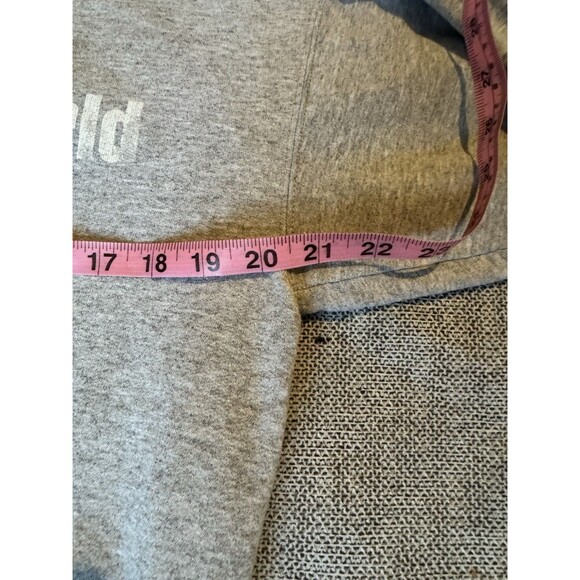 Disney Sweatshirt Adult Medium Gray Crew Neck Sweater Mickey Walt World - Picture 8 of 10